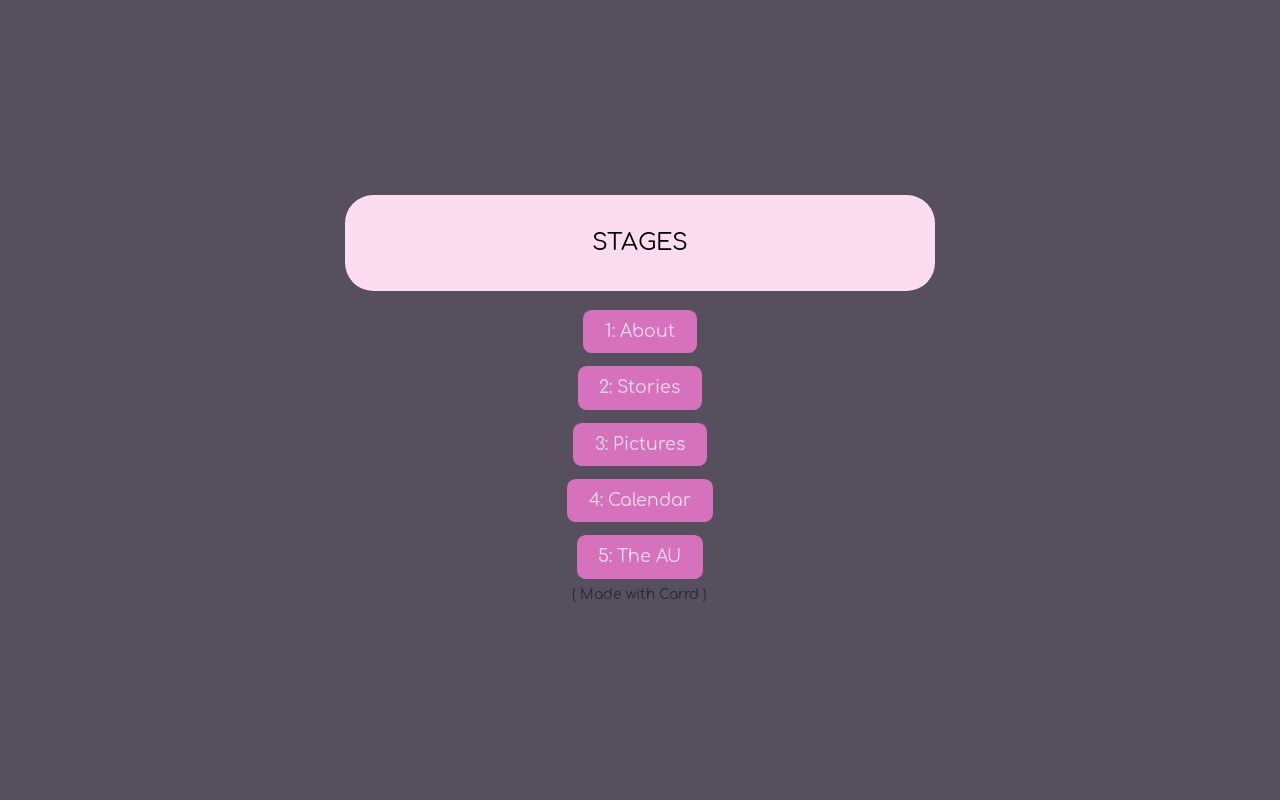 Carrd profile picture for @stages